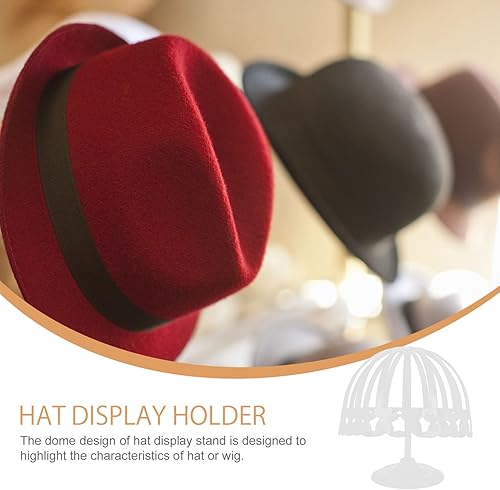 Miniatura 8 de Soporte para joyas, soporte de mesa para sombreros, soporte de exhibición de pelucas, 2 piezas, soporte de exhibición de sombreros, soporte de