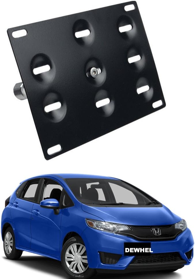 Bumper Tow Hook License Plate Mount Bracket For Honda S2000