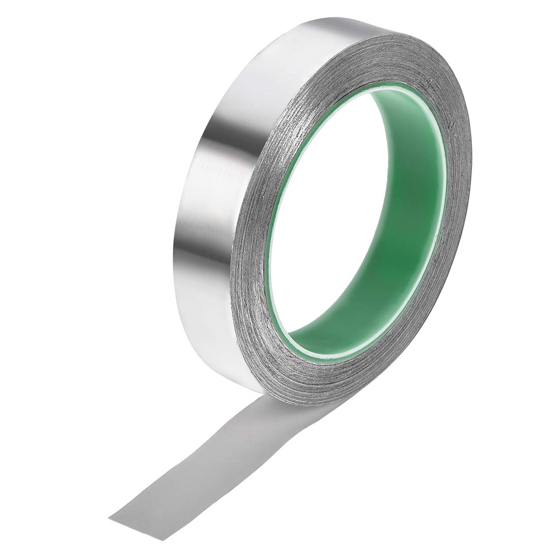 uxcell Ruban adhésif haute température en feuille d'aluminium de 20 mm pour CVC, étanchéité, réparation de conduits d'air chaud et froid 20 m