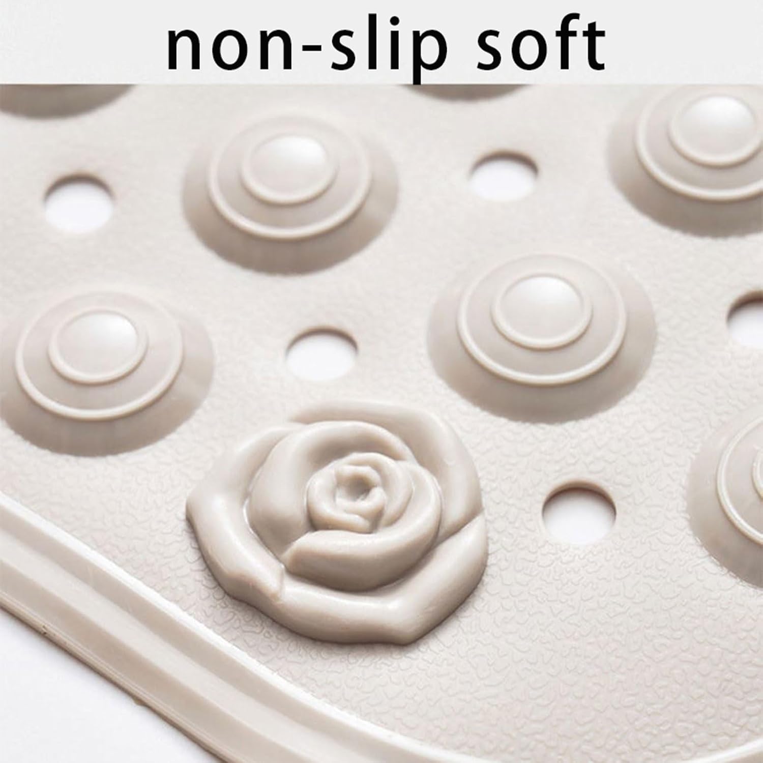 シャワー内側のシャワーマット、滑り止め吸盤グリップ付き、フットマッサージ、モダンなデザイン、シャワー室の床、バスタブ、バスルーム用(