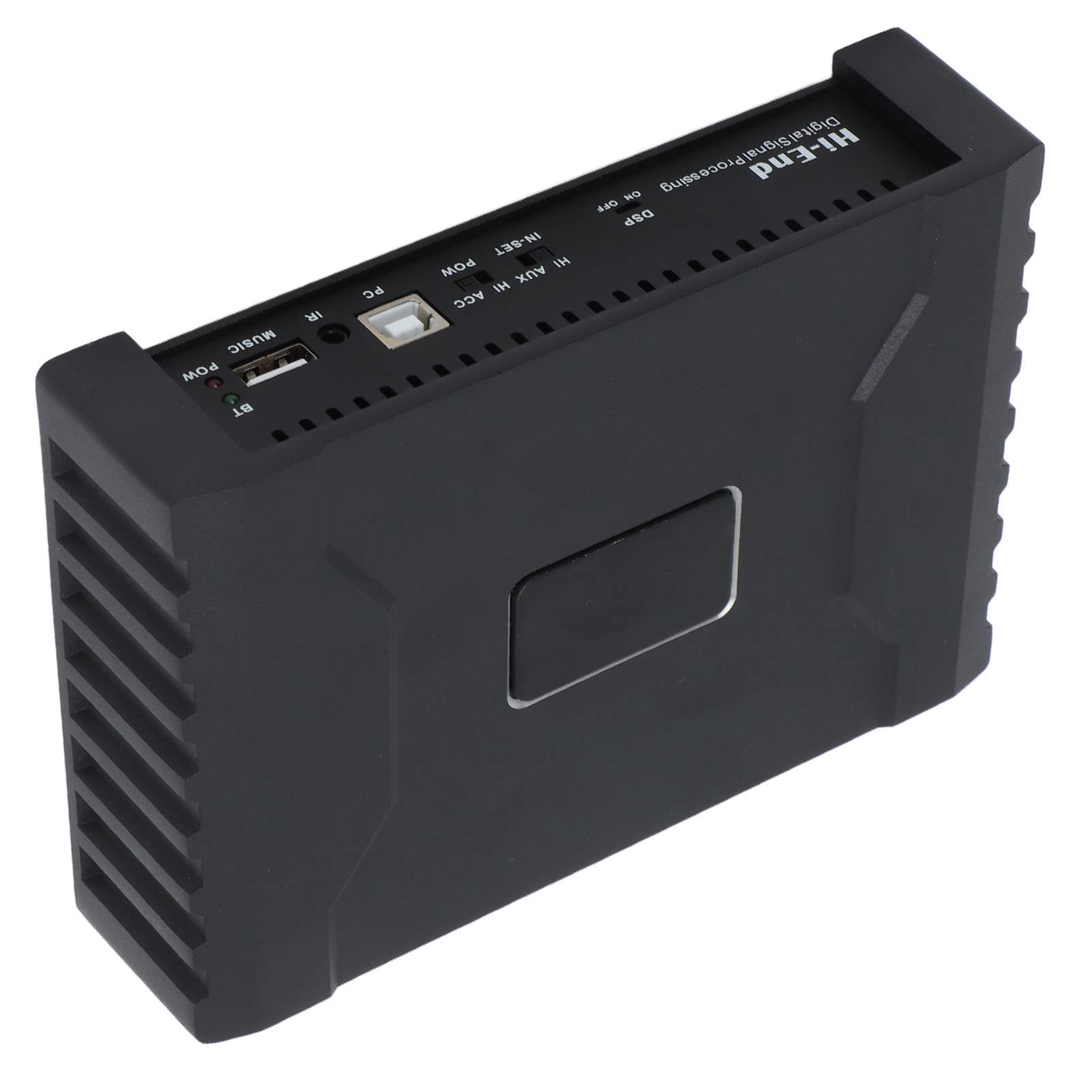 Hidyliu Amplificador de Coche de 4 Canales Amplificador de Potencia de Audio Bluetooth 5.0 de Alto Rendimiento para Vehículos Universales Metal 1 Unidad