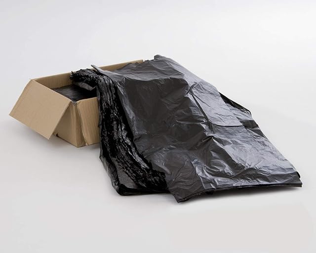 bag it Plastics Wheelie Bin Liners Sacks Refuse Bags Heavy Duty 90 Gauge - Pack of 50