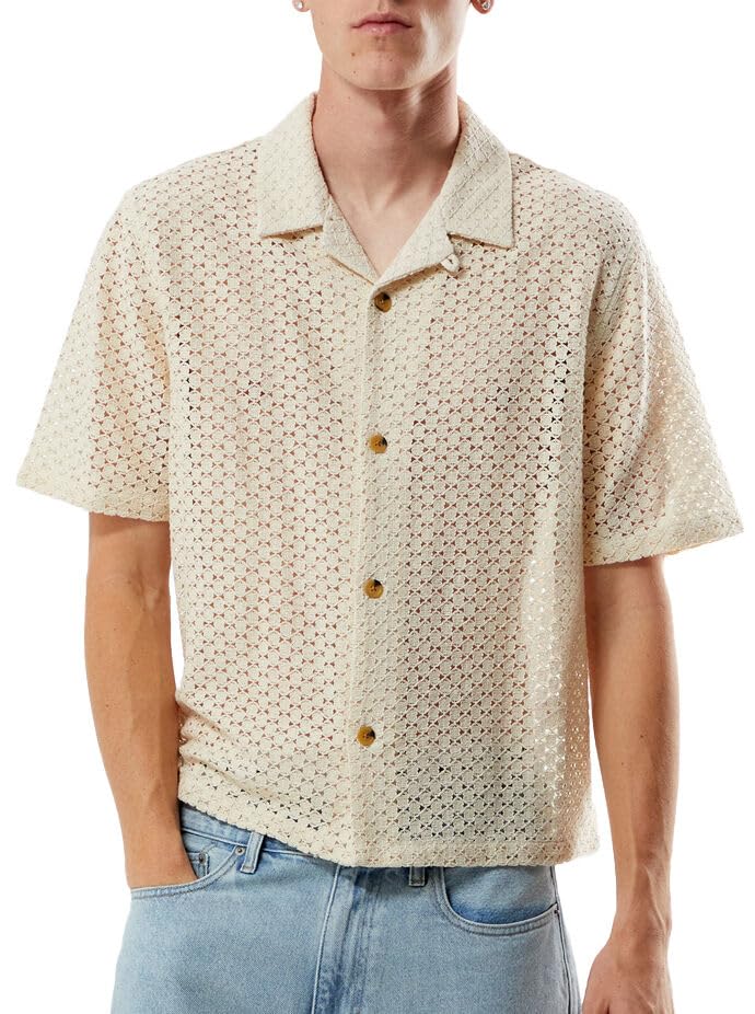 PacSun Men's Mateo Oversized Camp Shirt