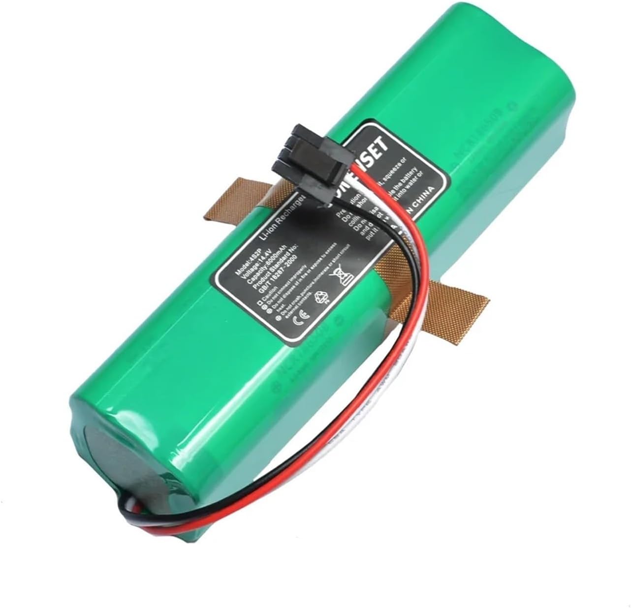 14.4V 6000mAh Robot Vacuum Cleaner Lithium Battery Pack, Compatible for Xiaomi, Robot Vacuum-Mop 2 Ultra, Vacuum Cleaner Rechargeable Battery Pack Spare Parts