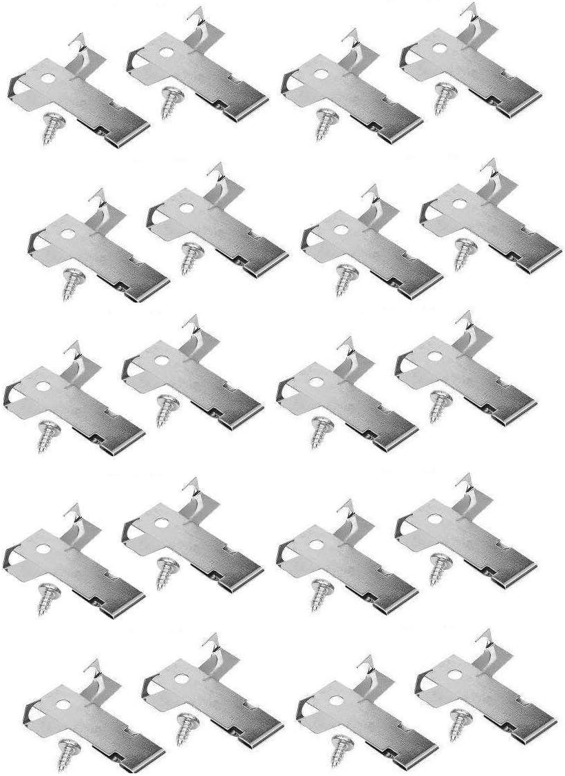 Premium Recessed Light Retrofit C-Clips for Downlight | 10 Pairs of Premium Recessed Lighting Clips | for 5 or 6 in. Traverse