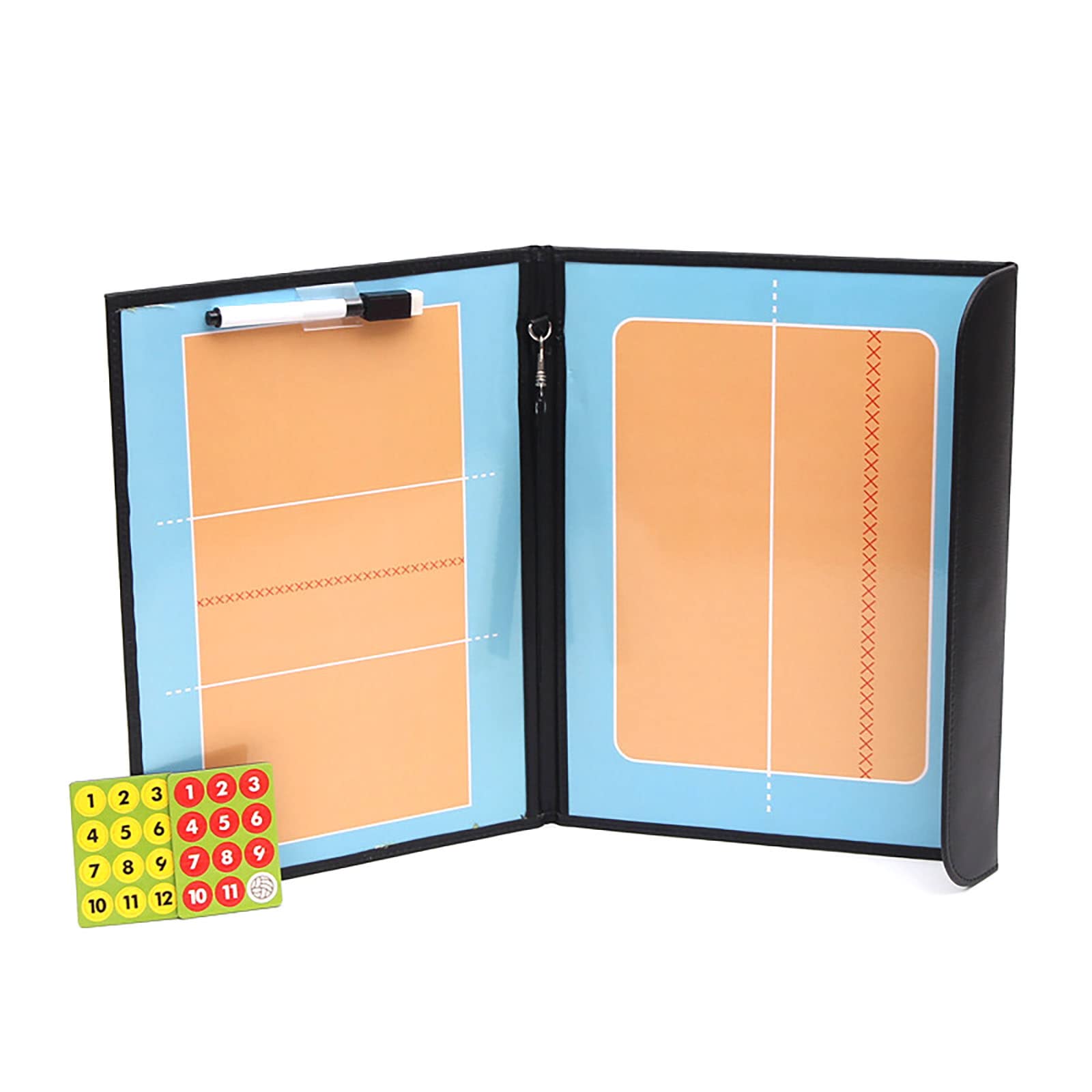 Lavagna Tattica per Allenatore di Pallavolo con Lavagna Magnetica a Mezza Corte con Penna