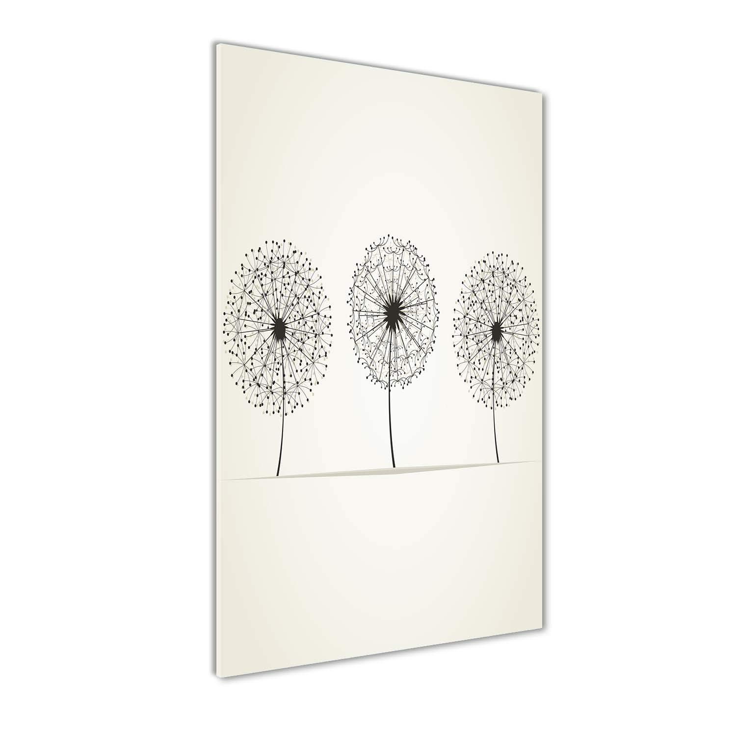 Tableaux pour la mur de salon moderne : l'élégance des fleurs de pissenlits
