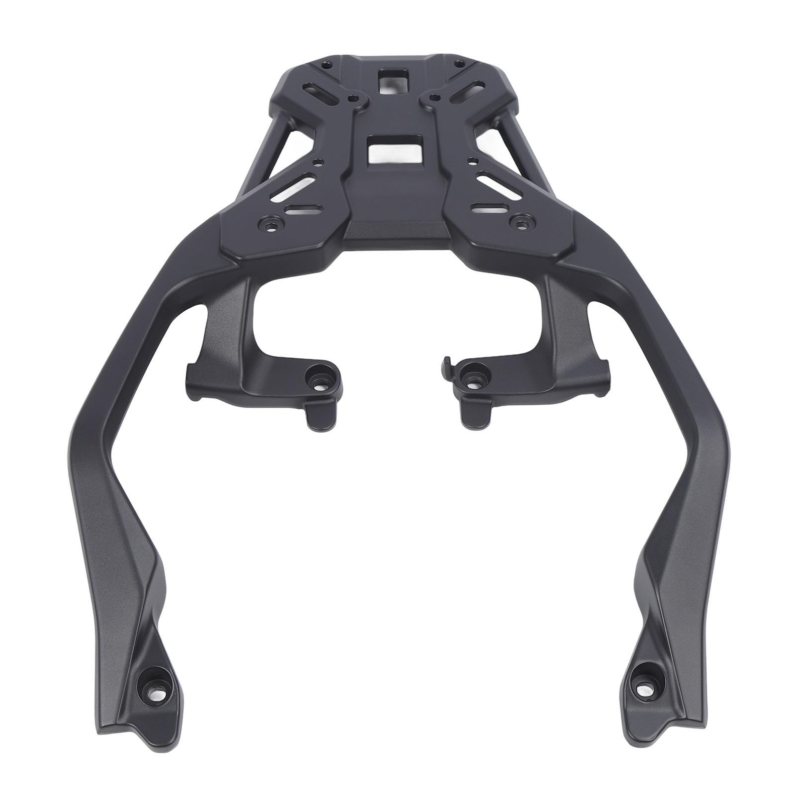 Portapacchi Posteriore per Moto, Portapacchi Posteriore in Lega di Alluminio Ad Alta capacità di Carico con Supporto Sicuro per XADV750 NSS750 Dal 2021 Al 2024 (BLACK)
