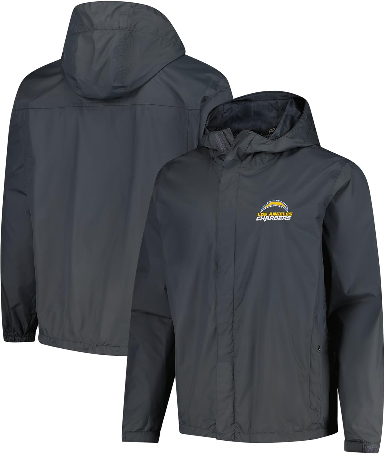 Dunbrooke Men's NFL Tropic Waterproof Packable Full-Zip Hoodie Jacket