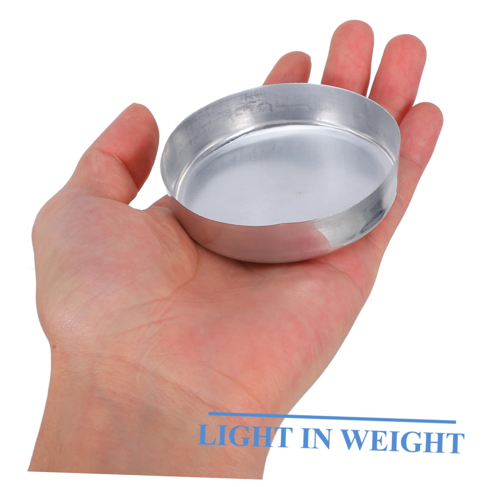 Cabilock 5 Series Plato De Pesaje Peso Bandejas Pesar Para Polvo Medida Muestras Platillos De Pesaje Botes De Pesaje Platos De Pesaje Placas De Muestra Plata Aluminio 10 Piezas X 5