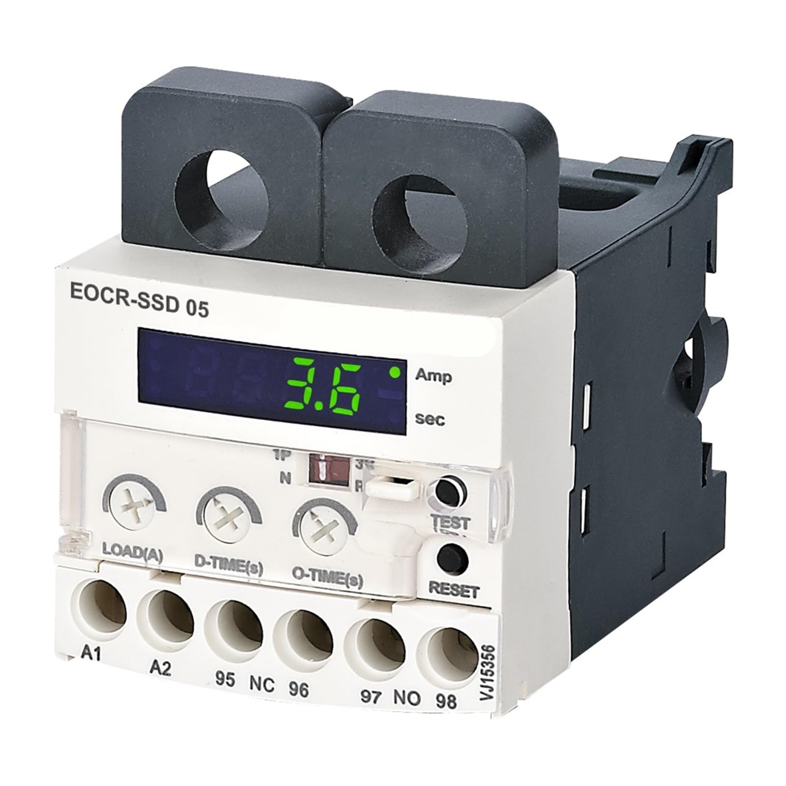 BALYDLUL EOCR-SSD Digital Electronic Overload Relay Motor Protector Thermal Overload Relay(Un 380VAC,0.5-6A)