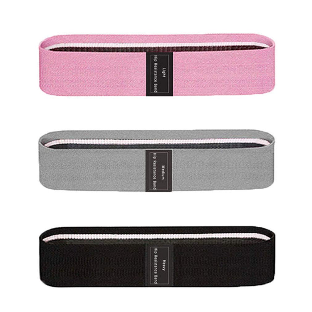 NewBull  Fabric Resistance Bands Exercise Set for Legs Hips, 3 Resistance Levels Anti-Slip Fitness Bands for Women Men Strength Training