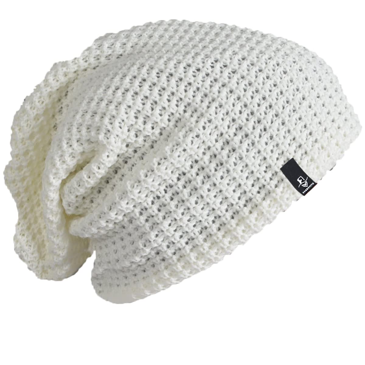 FORBUSITEMens Slouchy Long Oversized Beanie Knit Cap for Summer Winter B08