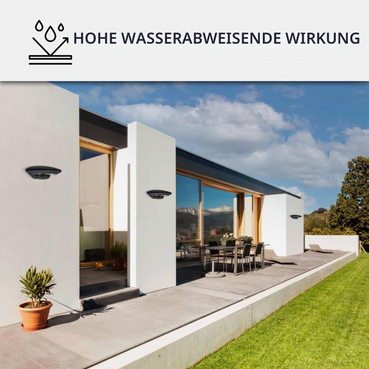 Reflektierende Fassadenfarbe, Hitzeschutz: ARCAREFLECT FASSADE Weiß - 2.5 L