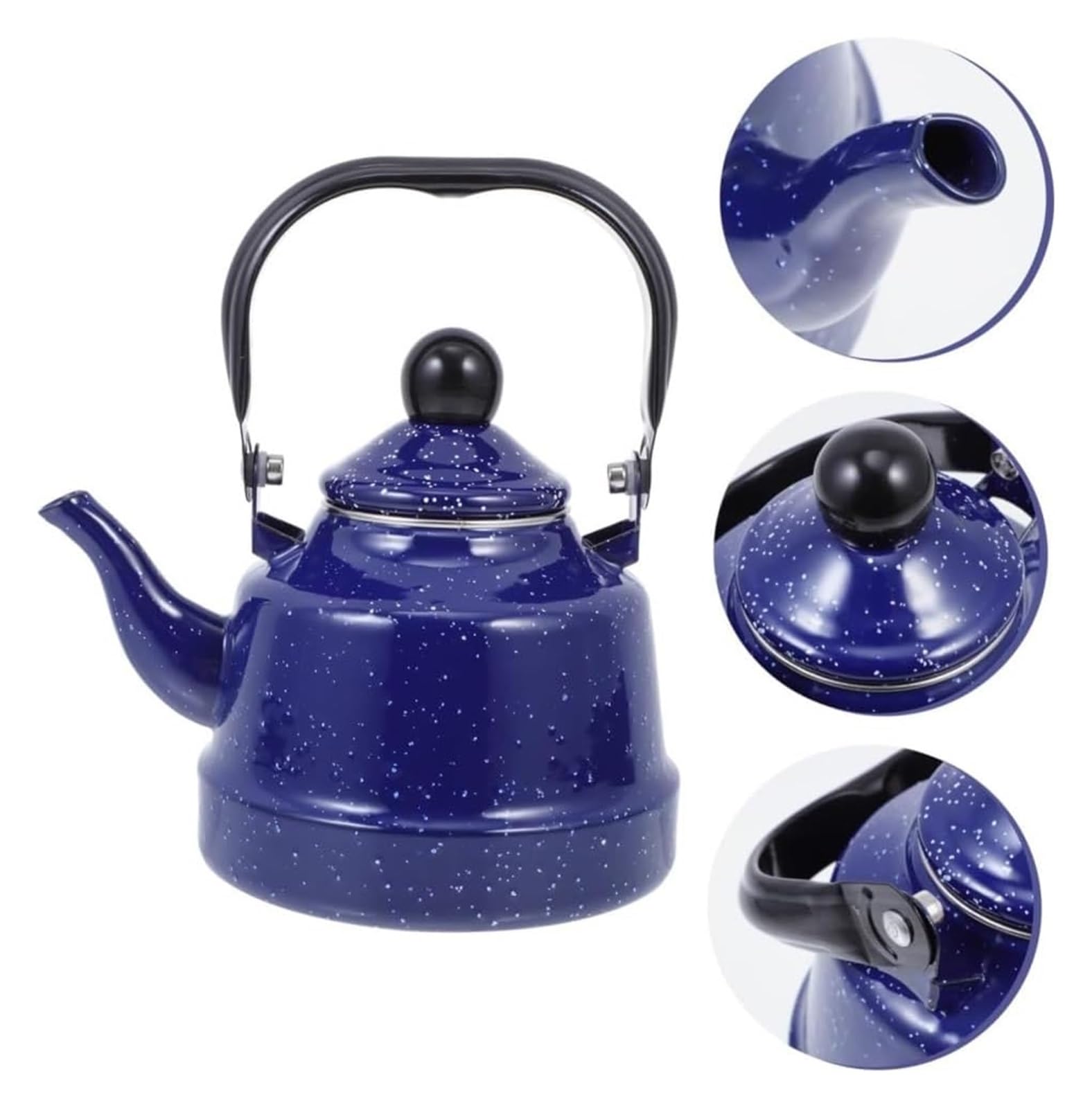 Czajnik na kuchenkę Enamel Whistling Teapot Blue 1.1-2.5L(2.5L)