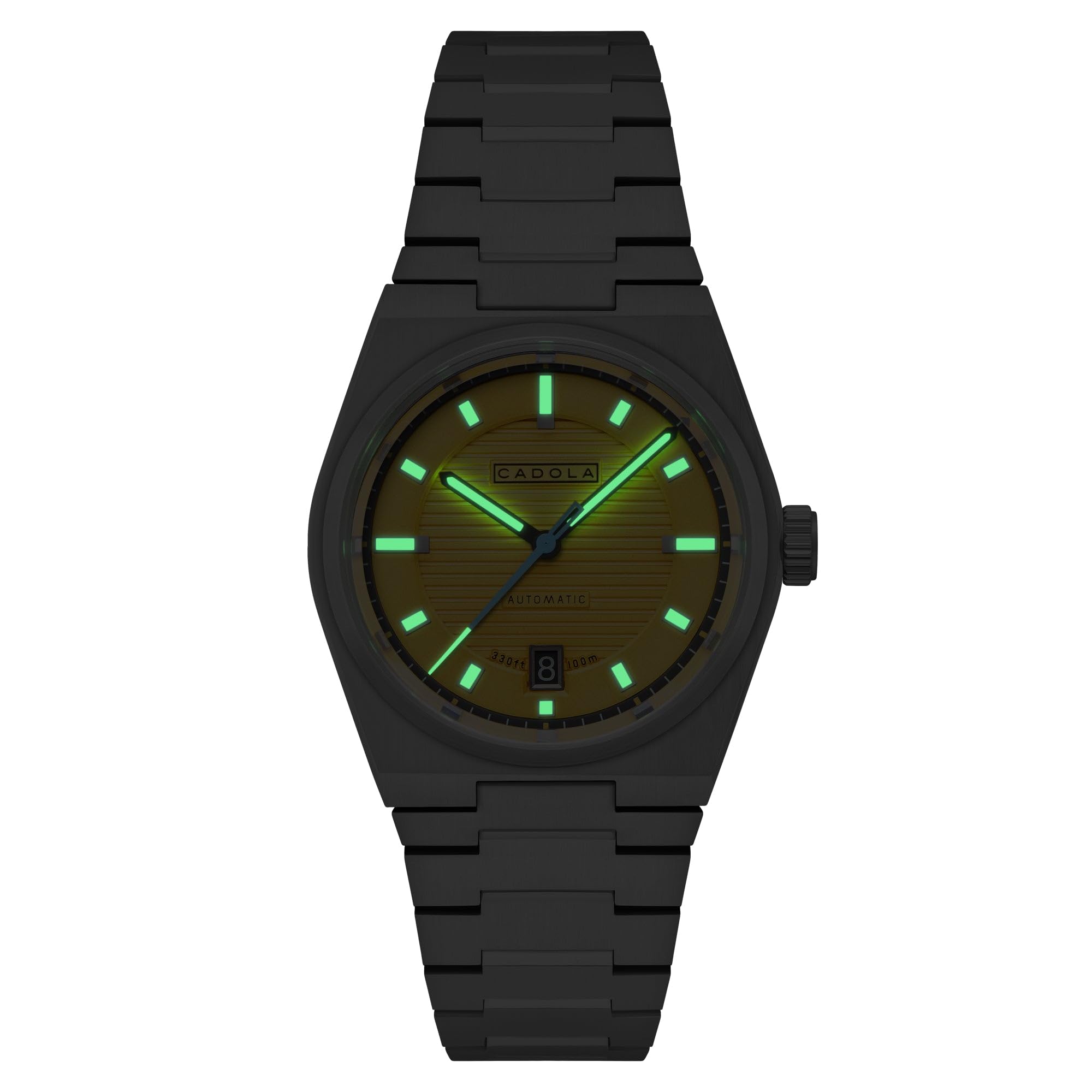 Cadola Lydden Hill CD-1056 - Orologio automatico da uomo, 41 mm, con cinturino in acciaio inossidabile massiccio