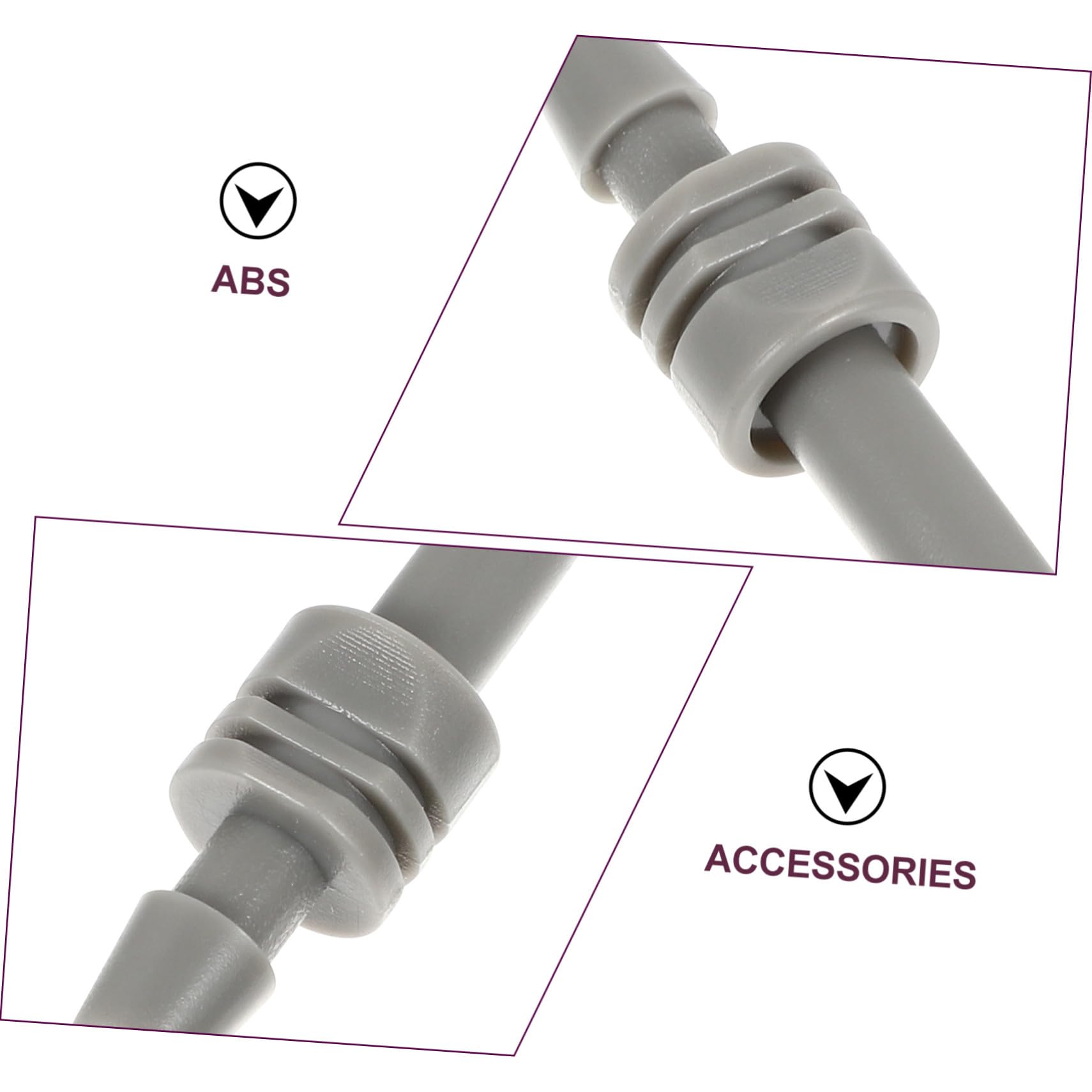 2pezzi Connettore Bracciale Sfigmomanometro Elettronico Accessori Per Misuratore Pressione Arteriosa Polsino Compatibile