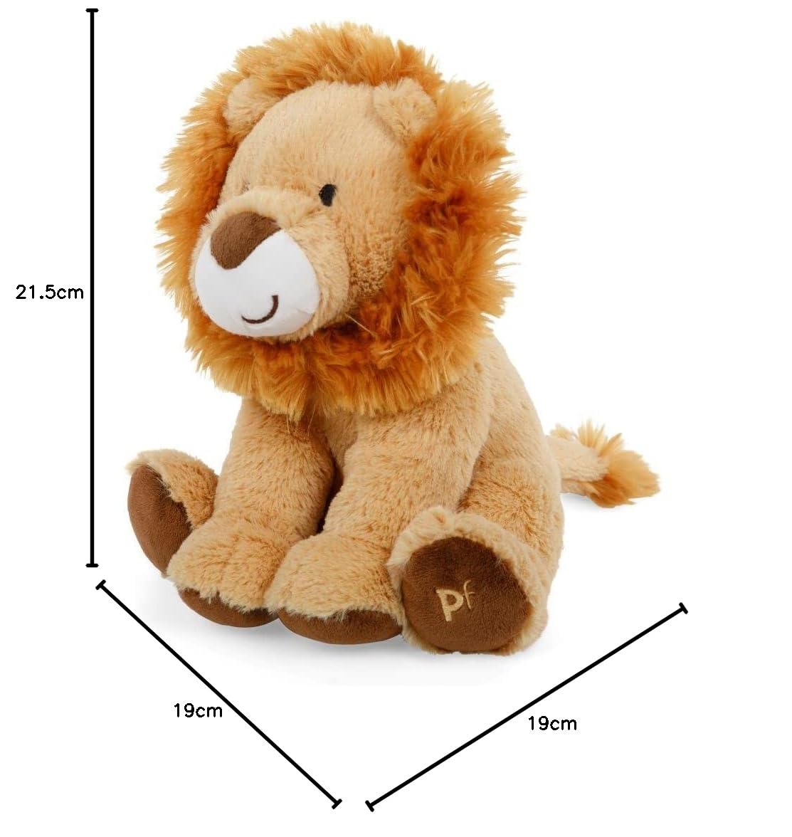 Petface Juguete de Peluche para Perro de Planet Luis el león