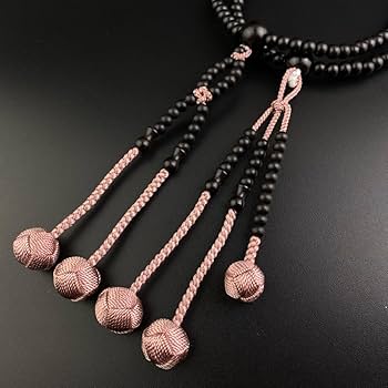 Amazon｜WONDERFUL LOTUS 妙｜蓮｜花 数珠 日蓮宗 女性用 8寸 本式数珠