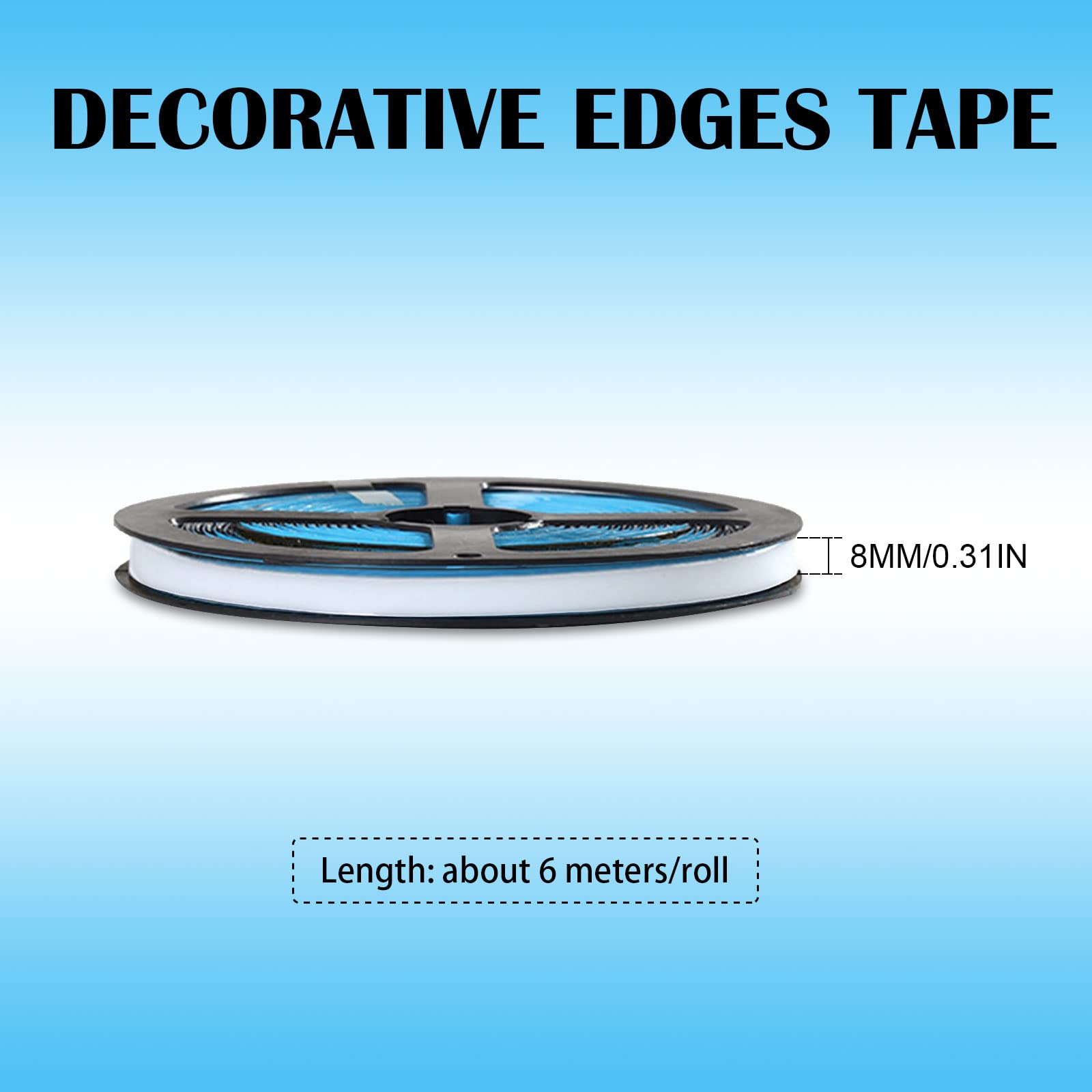 Nastro Adesivo Sigillante Piastrelle - Antimuffa Impermeabile, 2 Rotoli Da 6 Metri - Foto 8