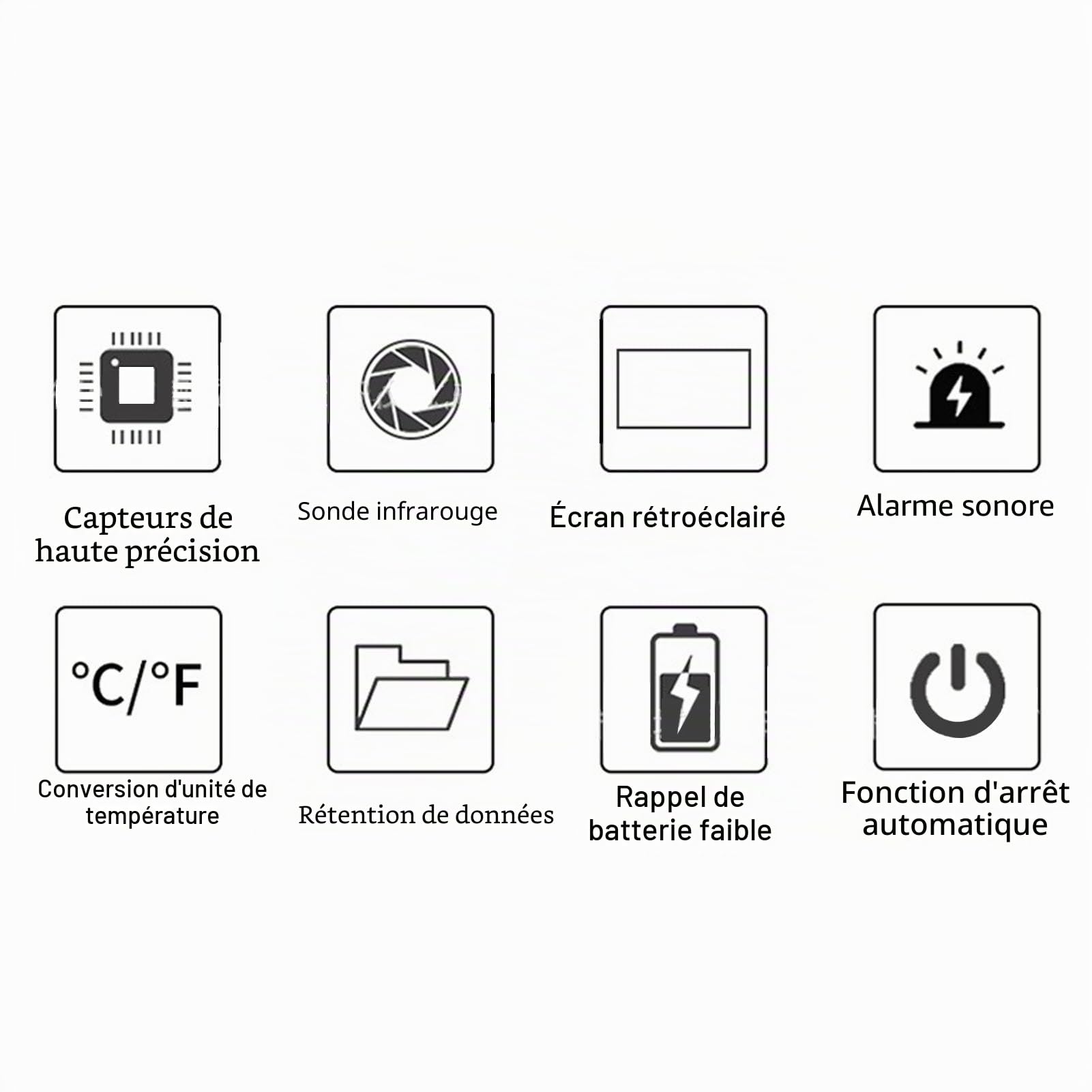 Thermomètre Numérique sans pour Animaux de Compagnie, Détection Infrarouge Rapide et Précise de la Température des Animaux de Compagnie avec écran LCD Facile à Lire