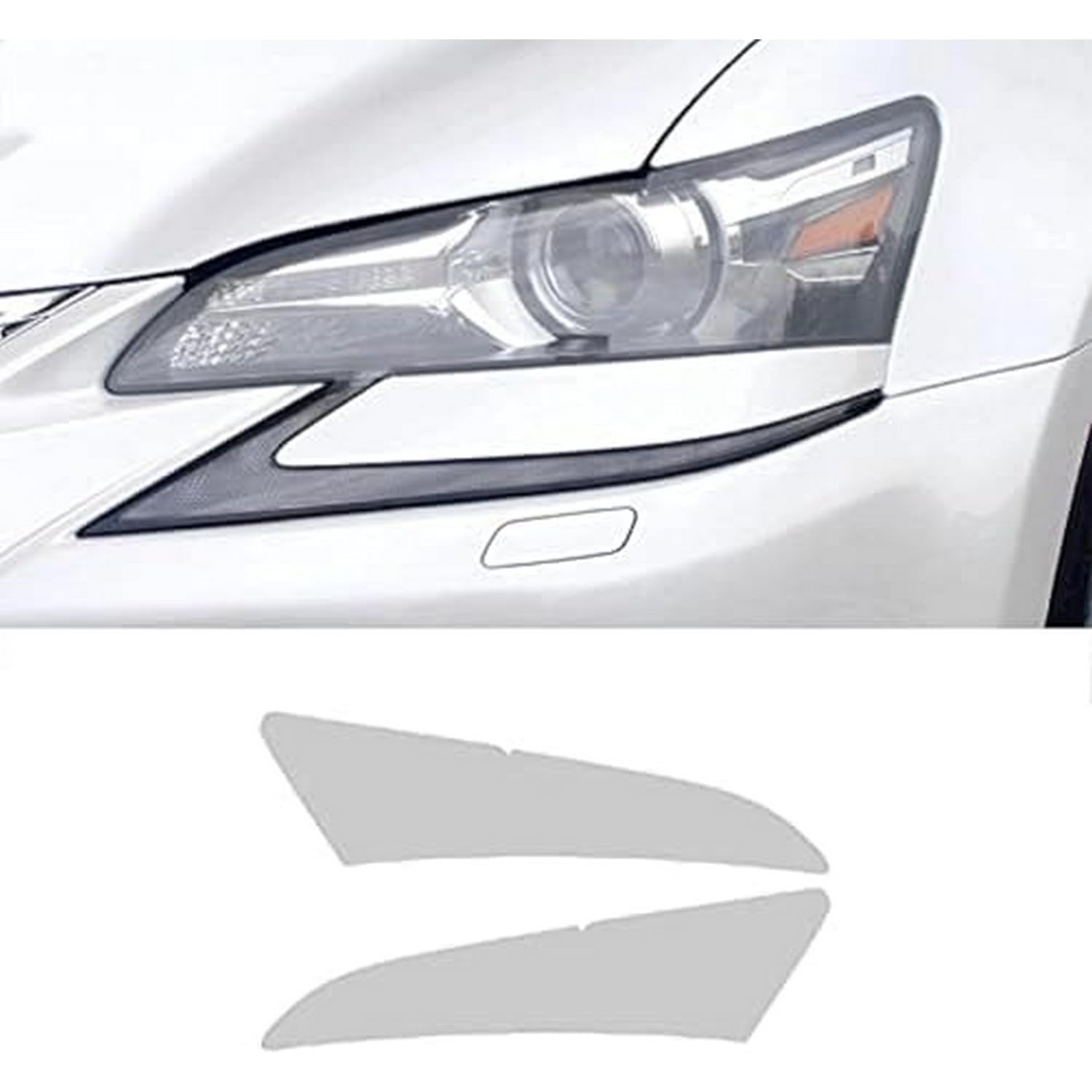 Film protection phare voiture Lexus L10 anti-rayure TPU noir