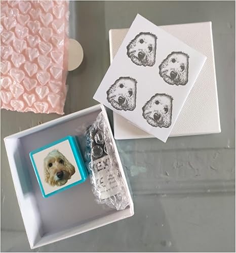 Sello personalizado para retrato de mascota, sello de cara de mascota personalizado, sello de tinta personalizado, Ta personalizado, sello para