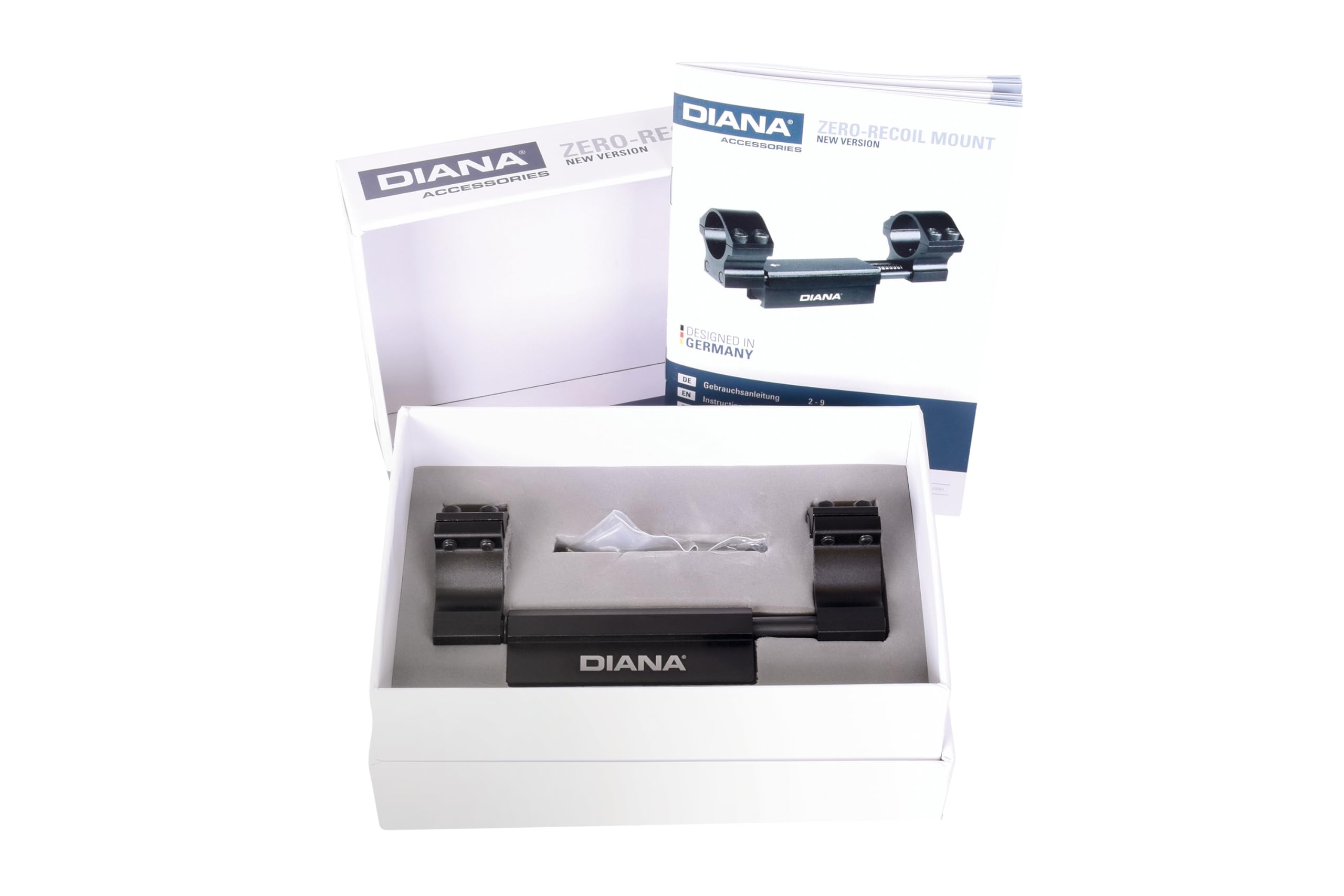 Diana ZR - Cannocchiale di destinazione per Guida Prismenschen da 11 mm, Ø 25,4 mm e Ø 30 mm, Anche per Fucili ad Aria Forte, Piccolo Calibro Softair