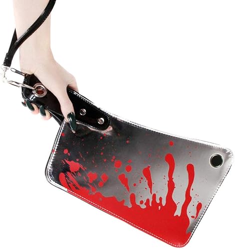 kreepsville 666 Bolso Clutch Cleaver Metallic, Metálico