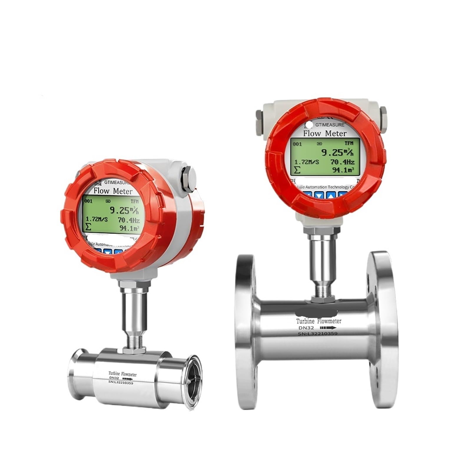 KSZHZYMGX 0.5% Accuracy Turbine Flowmeter(DN6(ss316L))