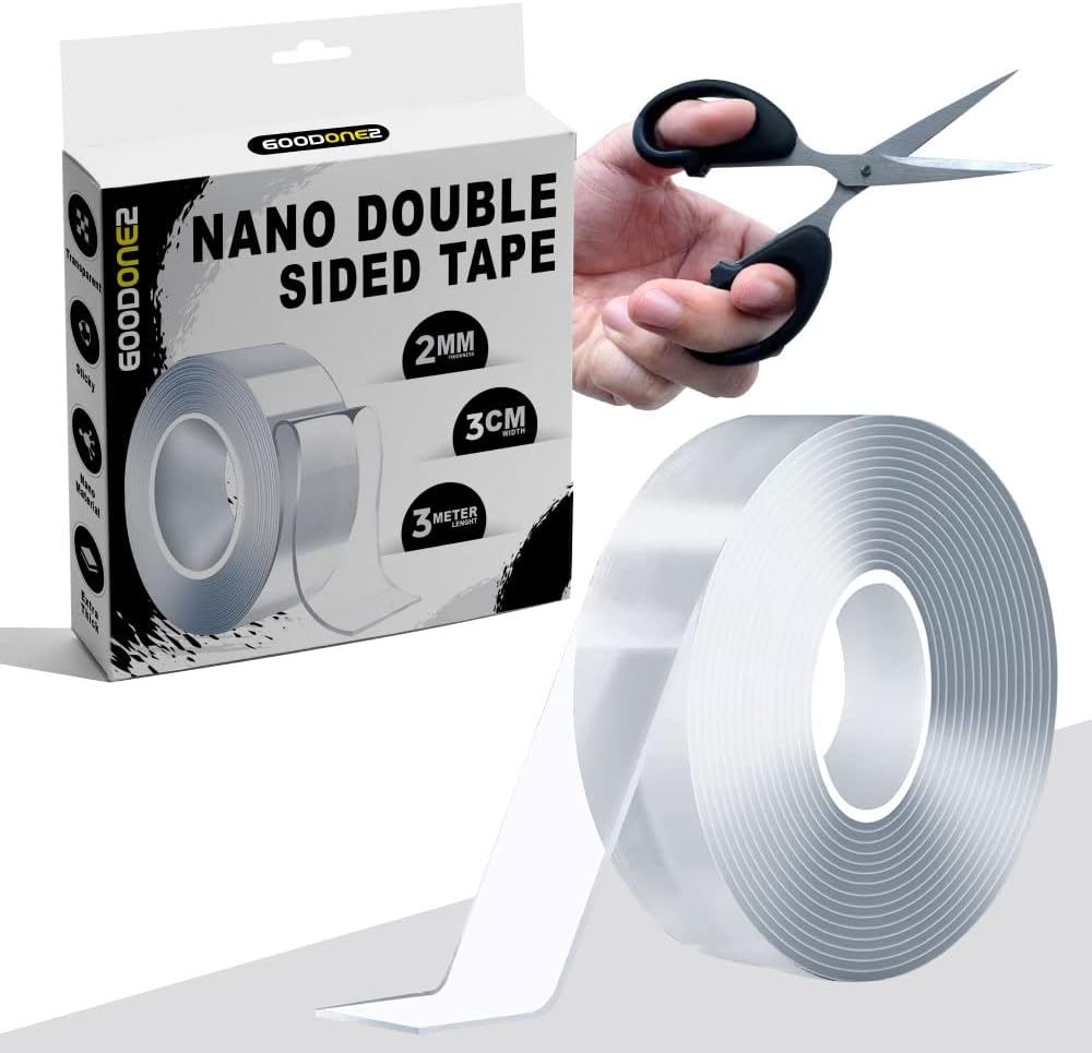 3M Double Sided Tape Heavy Duty, Multipurpose Removable Clear & Tough