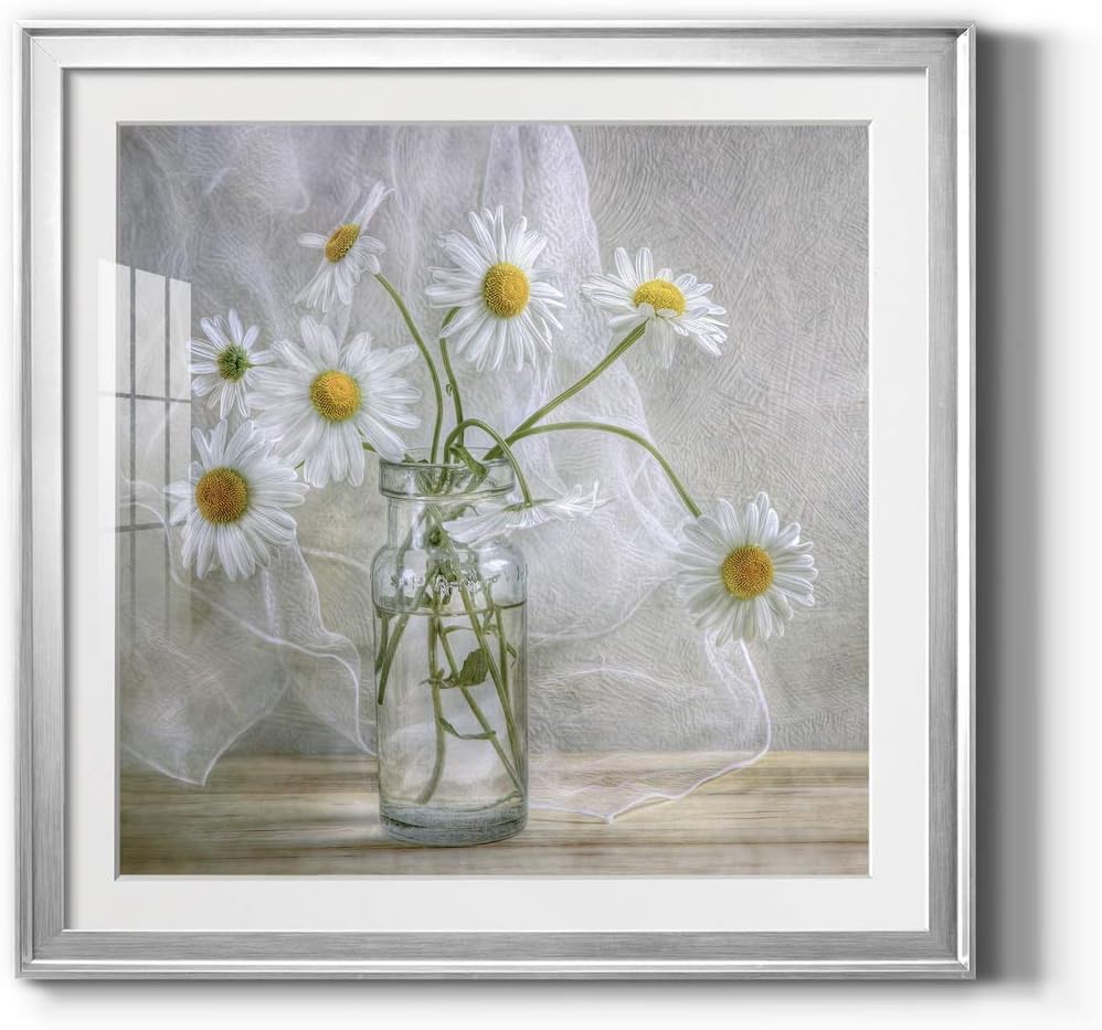 Renditions Gallery Framed Wall Art, Wall Décor, Modern, Contemporary, Rustic, Romantic, & Industrial, Silver Frame, Carol Robinson 16X16