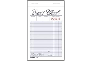 Adams Guest Checks for Restaurants - Essential Ordering and Billing Tool