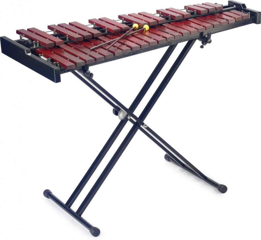 Stagg XYLO-SET 37 37-Key Xylophone with Mallets and Stand, wooden/black, -inch