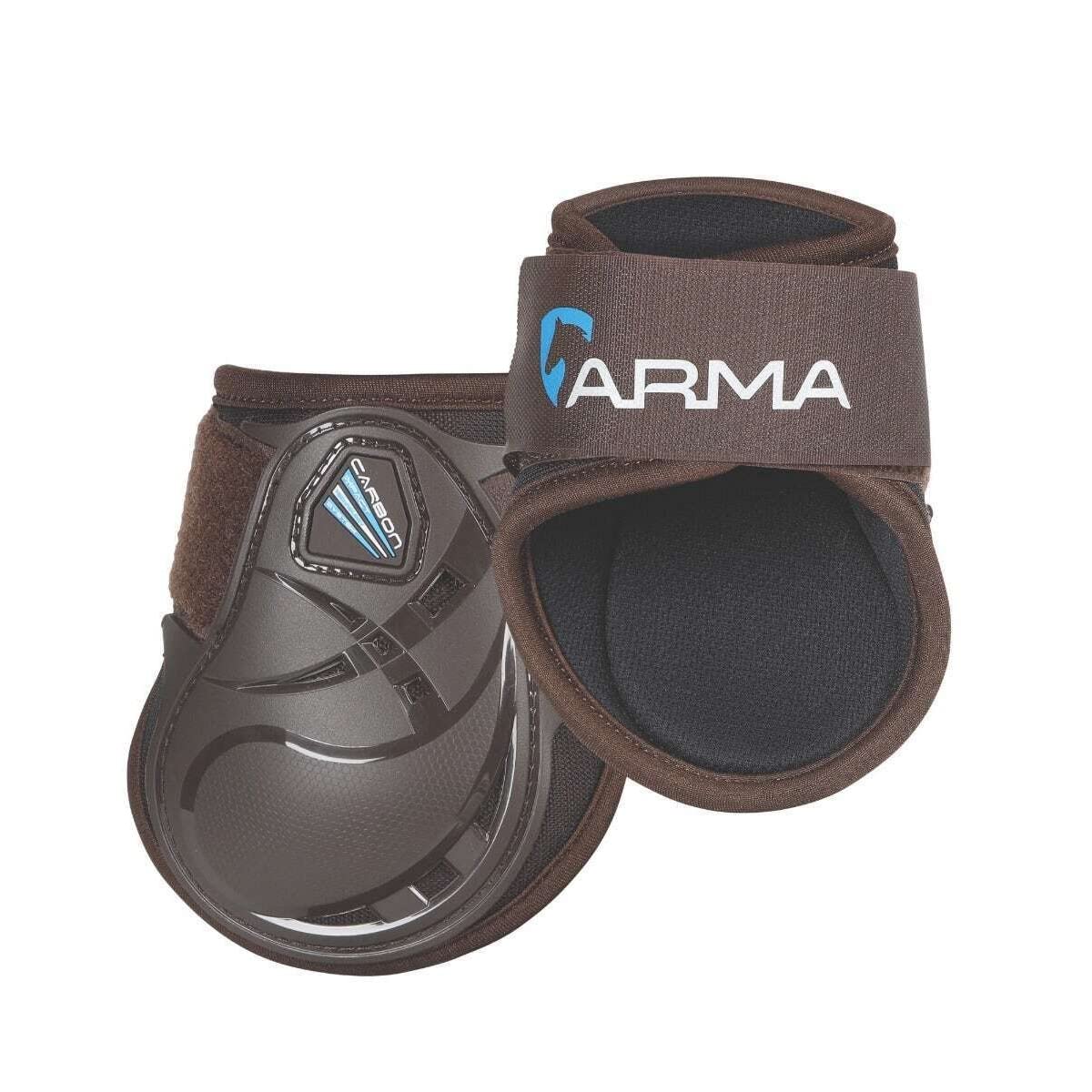 Shires Arma Carbon Fetlock Boots - Brown Cob