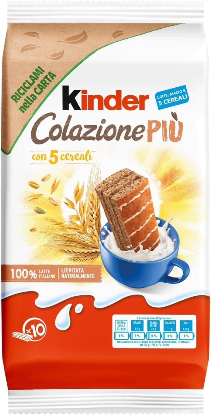 Italian Gourmet Bundle 12x 270g + Italian Gourmet Polpa Gratis – Gefüllte Milchcreme Kuchen & Frühstücks Snacks – Italienische Frühstückskuchen Mischung – XXL Vorteilspaket für Familie, Schule