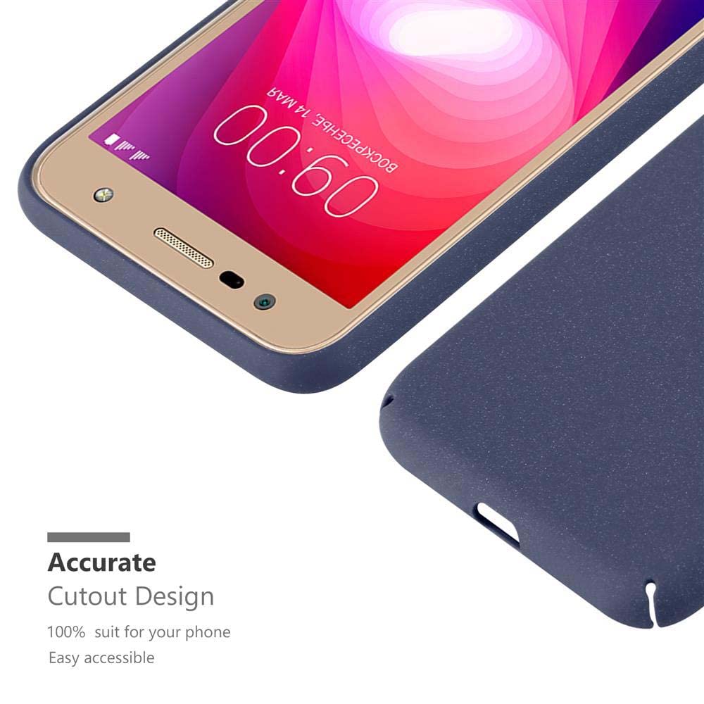 Cadorabo Hoesje Geschikt Voor LG X POWER 2 In FROSTY ROZE - Hard Case Beschermhoes In Frosted Look Tegen Krassen En Stoten