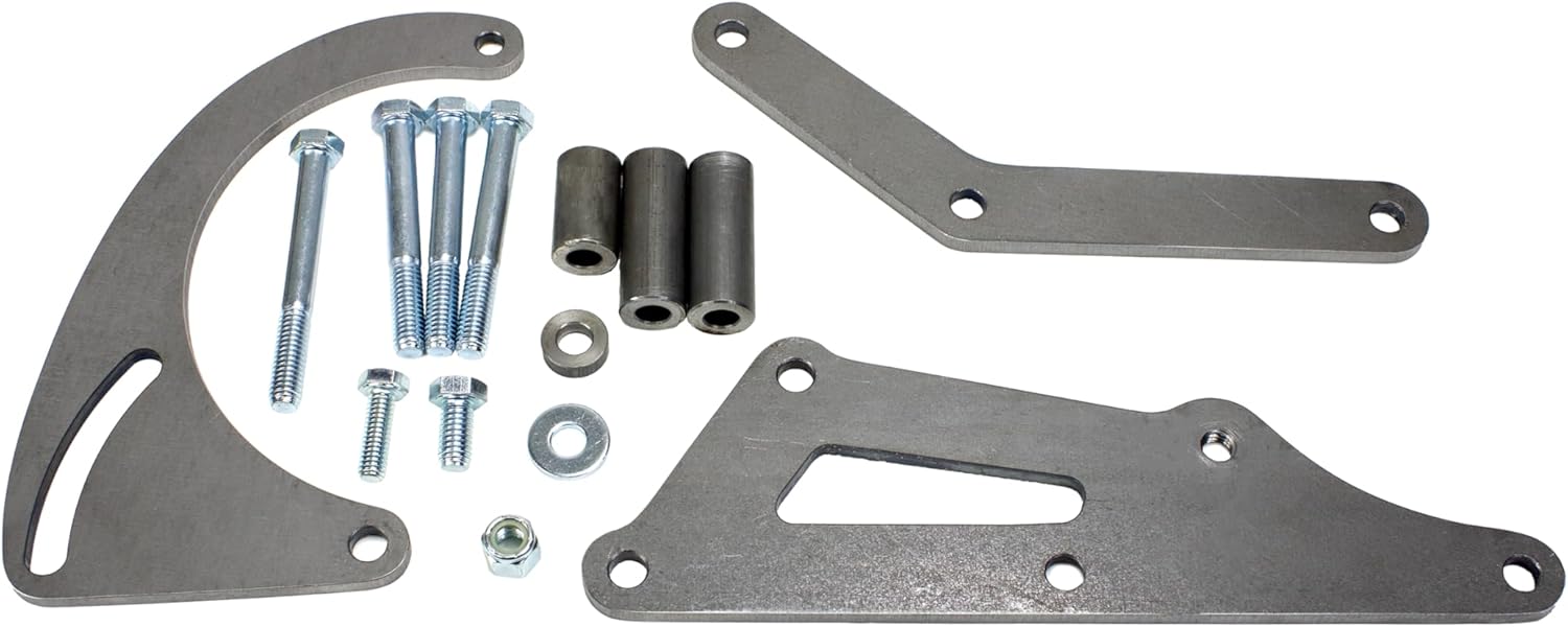 Replacement Alternator Mount Fits Chevy V8 Small Block, Short Water Pump, Driver's Side, Wide Mount #40-232L