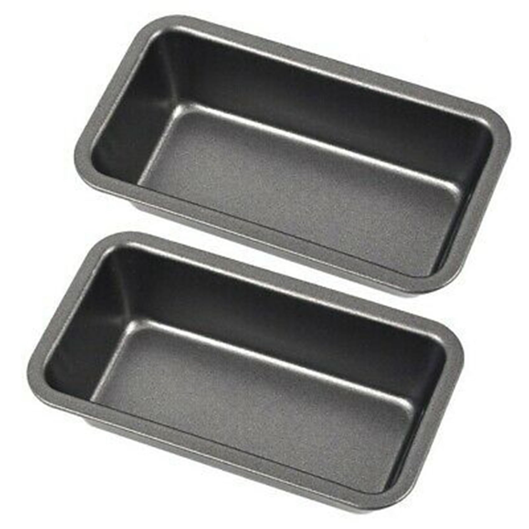 CTRLZS 2Pcs Bread Pans for Baking Nonstick Carbon Steel Loaf Pan Tray Toast Mold Cake Loaf Pastry Toast Box Baking Pan Bakeware