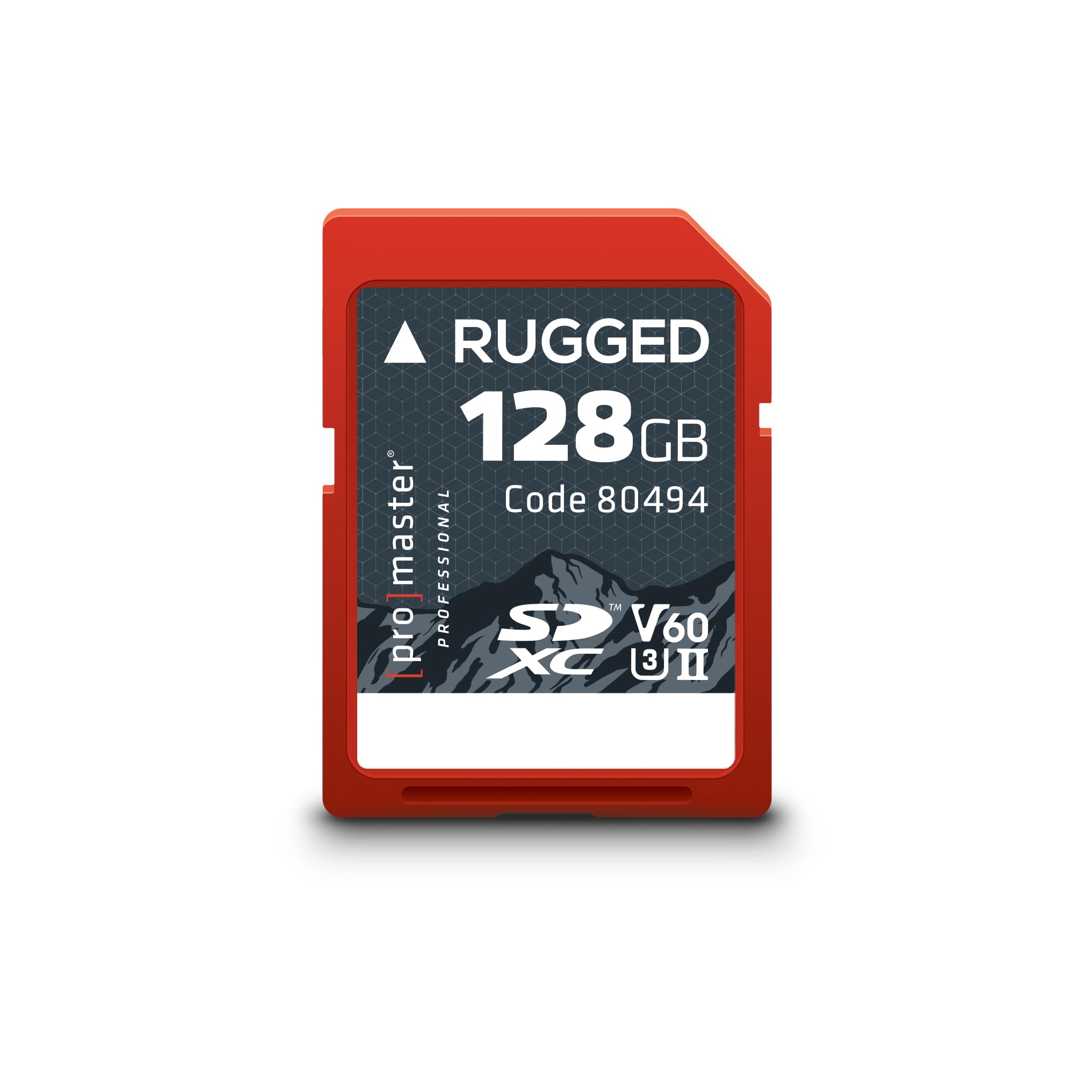 ProMaster SDXC - Tarjeta de memoria resistente UHS-II V60 de 128 GB (modelo 80494)