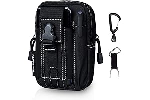 Compact Concealed Carry Waist-Mounted Cigarette Gun Holder and Storage
