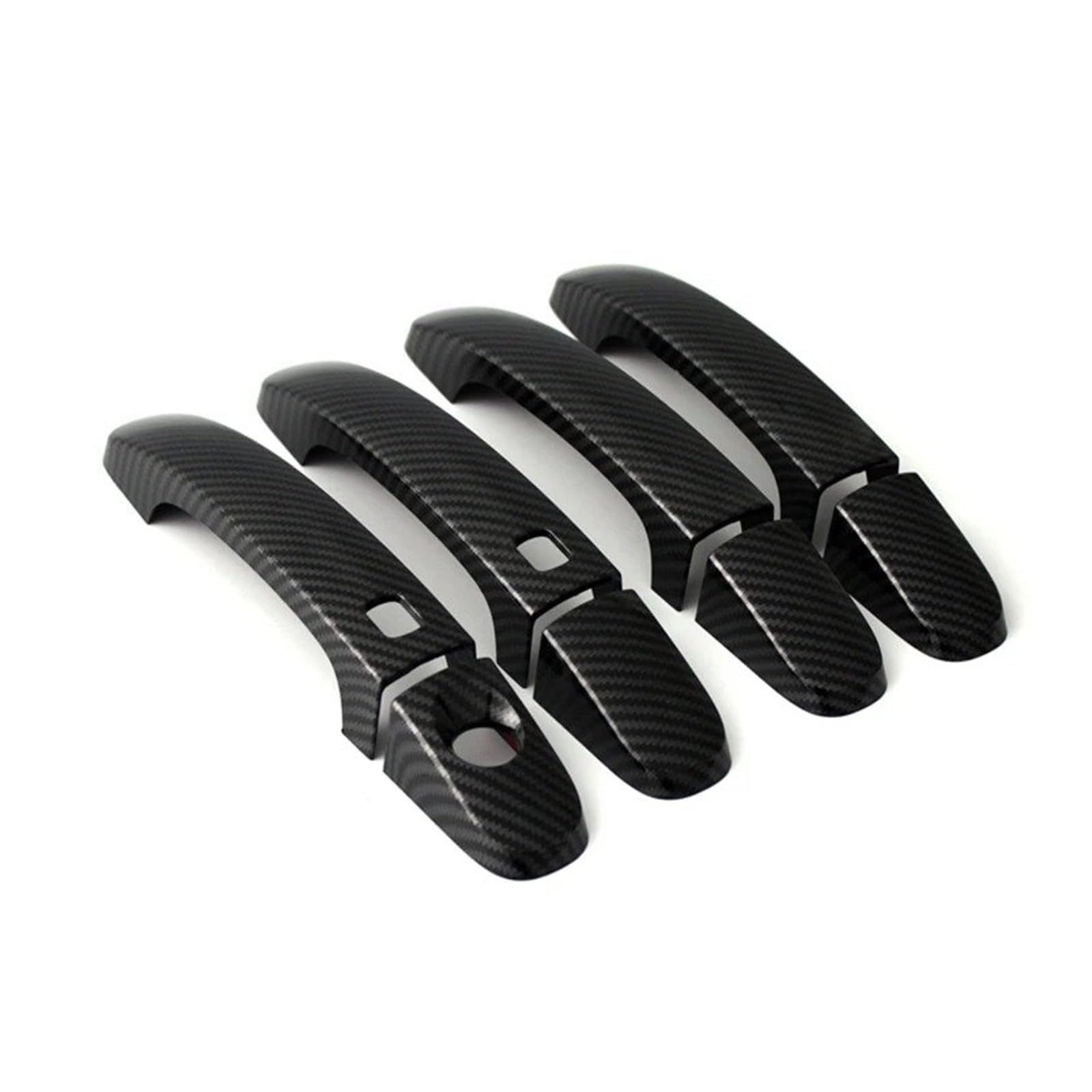 Pacsci Carbon With Hole Car Outer Door Handle For Ranger Wildtrak T6 T7 T8 2012-2021 For Abs Door Handle Cover(Carbon With Hole)