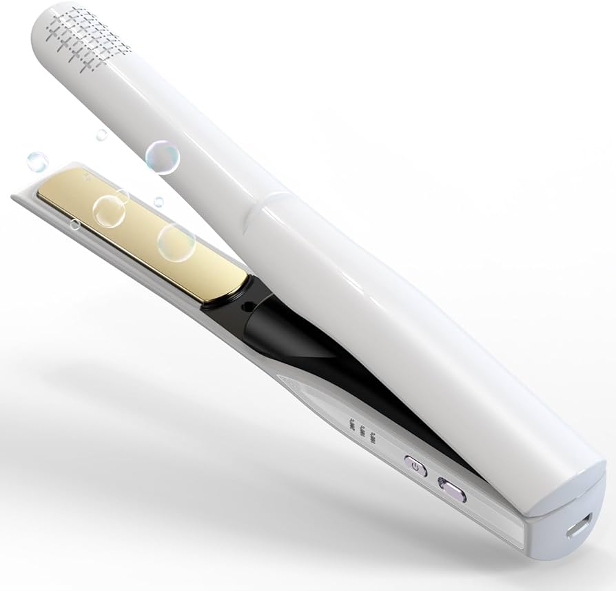 ポータブルヘアアイロン ホワイト Amazon.co.jp: 【30秒で立ち上がり】 コードレス ヘアアイロン