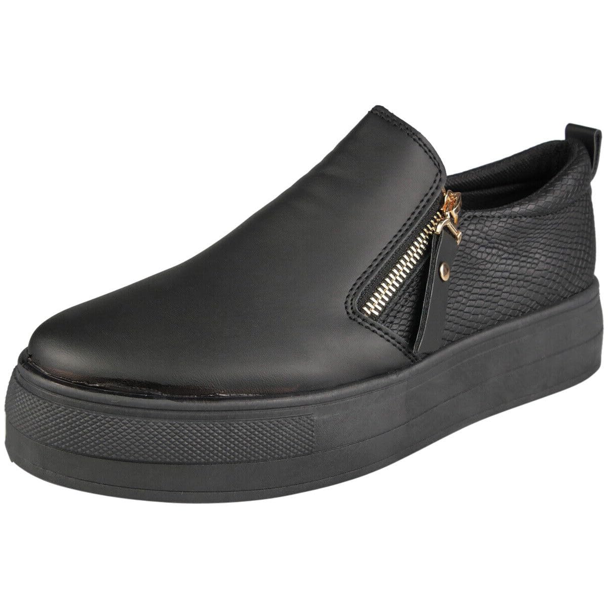 LoudLookLadies Trainers Shoes | Women Sneakers Shoes | Ladies Pumps Shoes | Ladies Platform Shoes | Women Low Top Shoes | Ladies Flat Heel Shoes | Women Slip On Shoes Size 3-8…