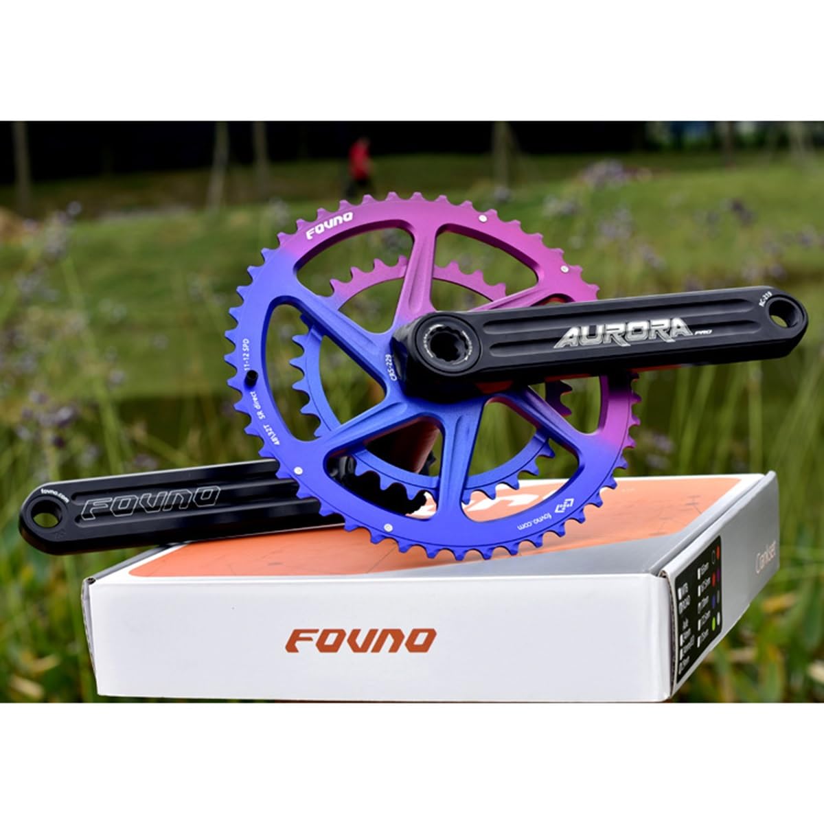 Zintegrowany korby GXP do roweru szosowego, 170 mm, podwójna taca 48-32 zęby, 50-34 zęby, 52-36 zębów, stop CNC