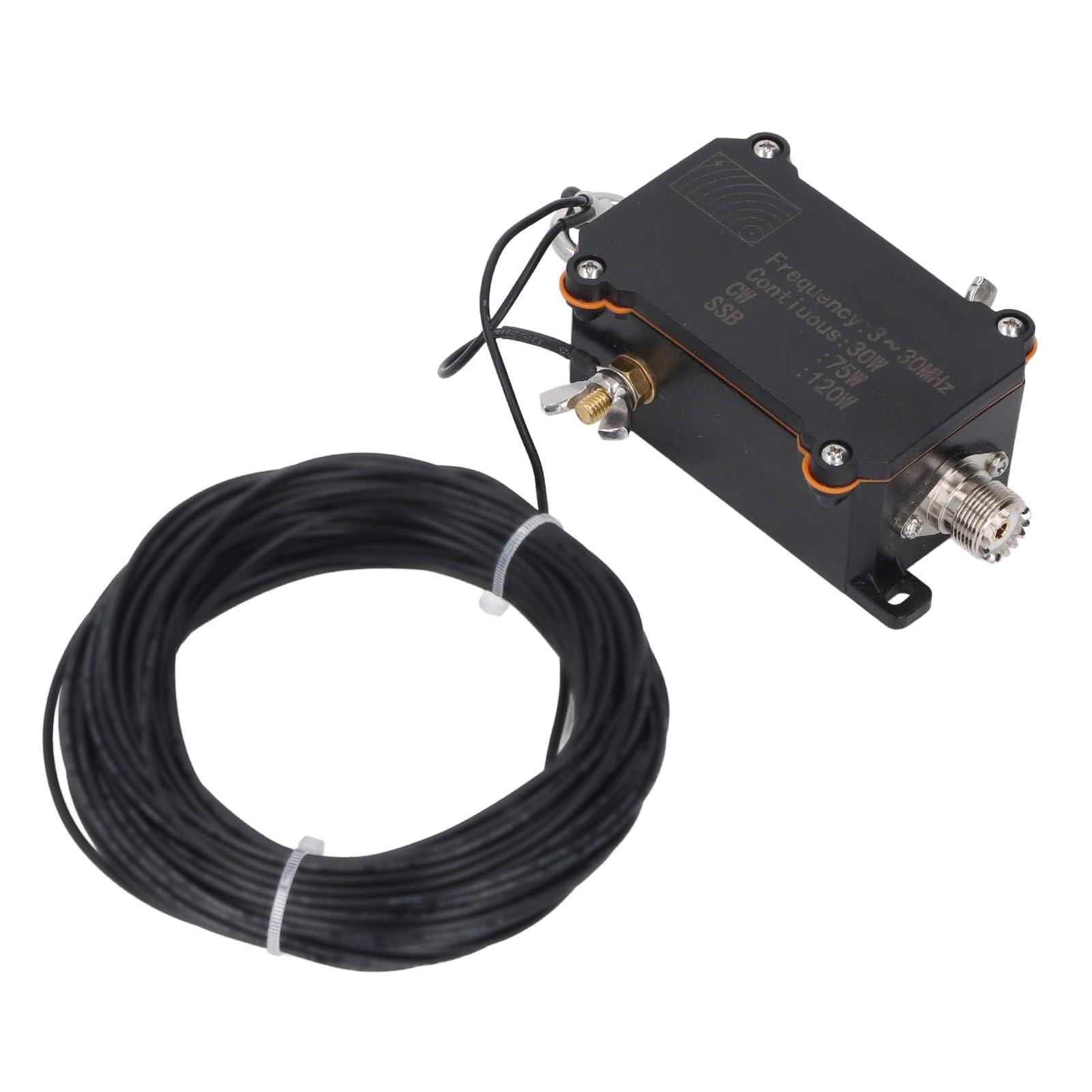 Portable HF End Fed Antenna 3-30MHz with 1:49 Balun, Compact Pocket-Sized Outdoor Radio Antenna for Amateur Radio Enthusiasts