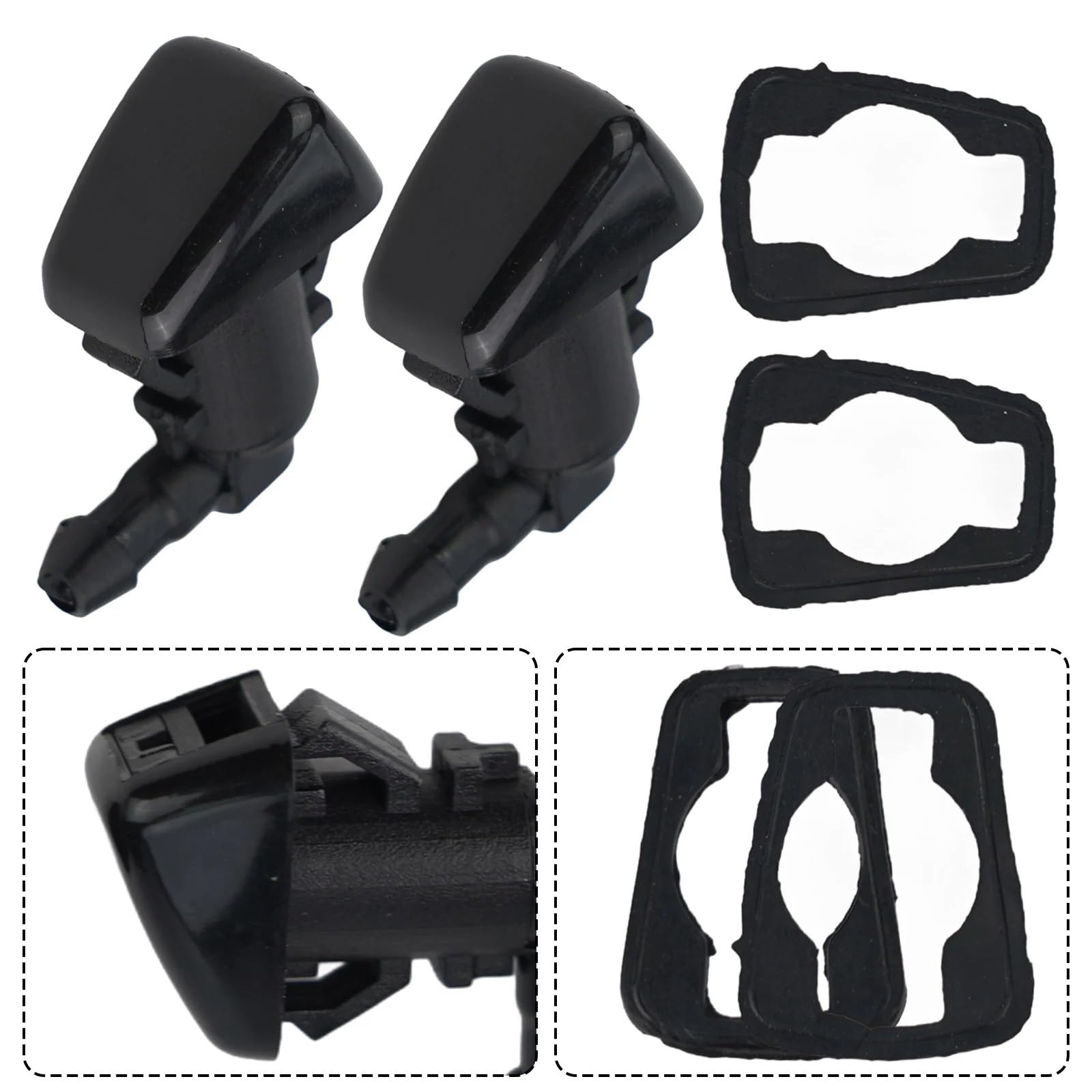 Dysza przedniej szyby do Jeep Commander 2006-2010 (nr ref. 04806312AA) - Akcesoria samochodowe (zestaw 2 sztuk)