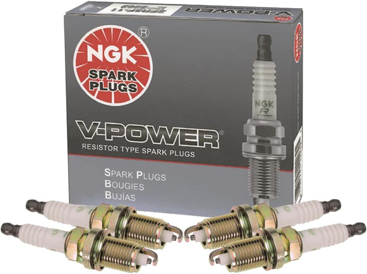 Amazon.com: NGK (2262-4PK) ZFR5F-11 V-Power Spark Plug, Box of 4 ...