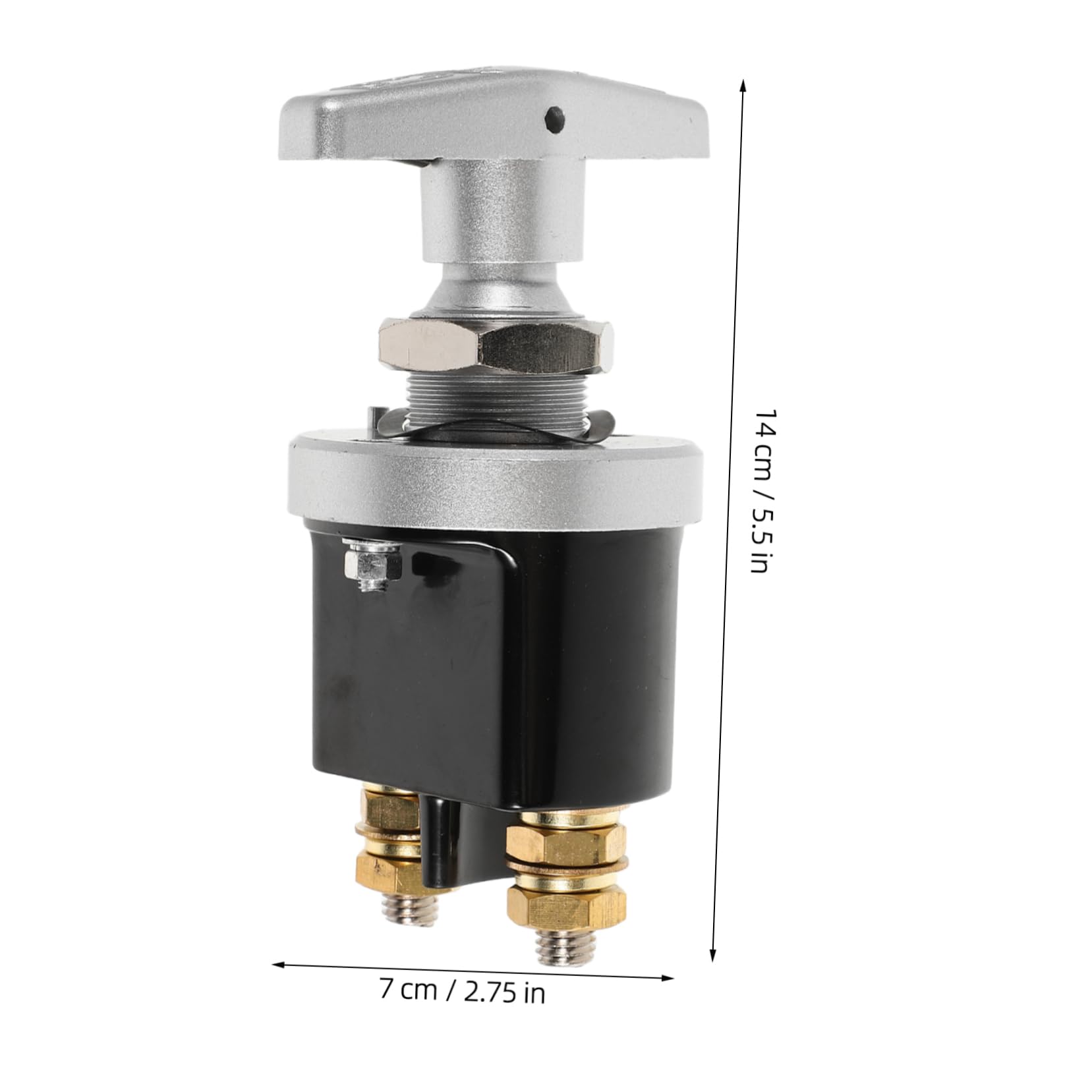 Ciieeo Battery Disconnect Switch for Cars Vessels Remote Battery Isolation Switch with Locking Panel for Reliable Power Protection Safety Yachts and Boats