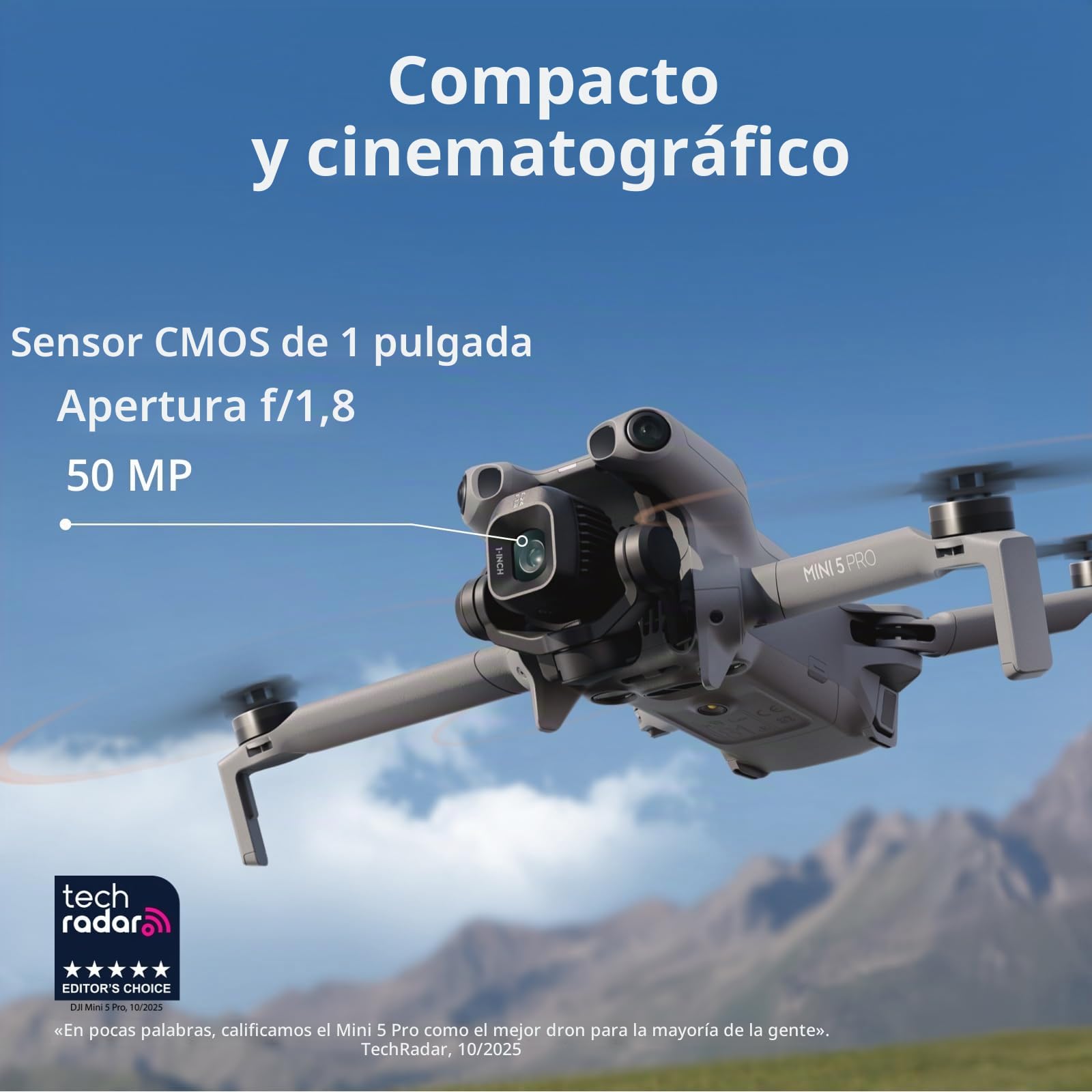 DJI Mini 5 Pro Fly More Combo con control remoto DJI RC 2